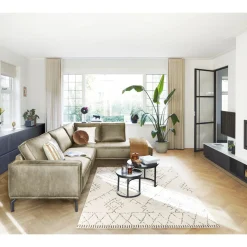 Hoekbank rechts Alburg groen premium comfort