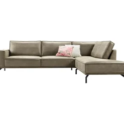 Hoekbank rechts Alburg groen basic comfort