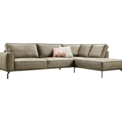 Hoekbank rechts Alburg groen basic comfort