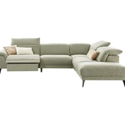 Hoekbank rechts Alunda groen relaxfunctie premium comfort