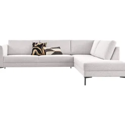 Hoekbank rechts Arluno grijs basic comfort