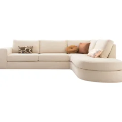 Hoekbank rechts Azara beige premium comfort