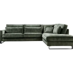 Hoekbank rechts Coventry groen premium comfort