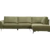 Hoekbank rechts Flandria groen supreme comfort