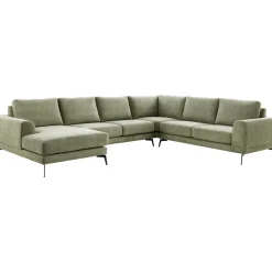 Hoekbank rechts Flandria groen basic comfort