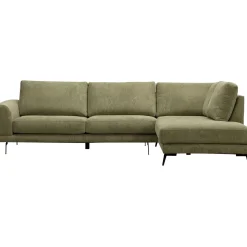 Hoekbank rechts Flandria groen basic comfort