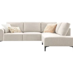Hoekbank rechts Garzeno beige basic comfort