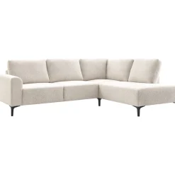 Hoekbank rechts Garzeno beige basic comfort