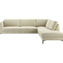 Hoekbank rechts Gulnare beige basic comfort