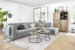 Hoekbank rechts Gulnare grijs premium comfort