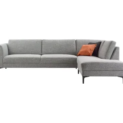 Hoekbank rechts Gulnare grijs premium comfort