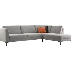 Hoekbank rechts Gulnare grijs basic comfort