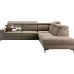 Hoekbank rechts Ixonia grijs basic comfort