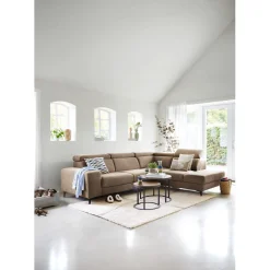 Hoekbank rechts Ixonia grijs excellent comfort