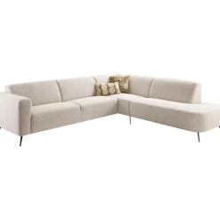 Hoekbank rechts Micco beige basic comfort