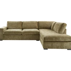 Hoekbank rechts Yukom groen basic comfort