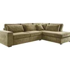 Hoekbank rechts Yukom groen basic comfort