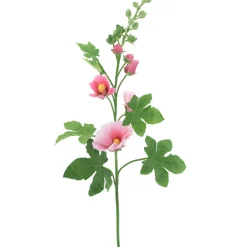 Kunstbloem Alcea roze