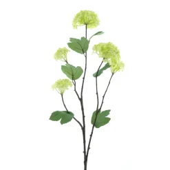 Kunstbloem Dorzano sneeuwbal 68 cm groen