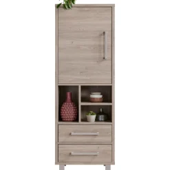 Opbergkast Gradoly 200x70x45 cm grijs