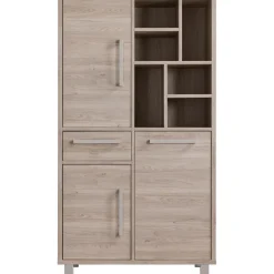 Opbergkast Gradoly 200x110x45 cm grijs