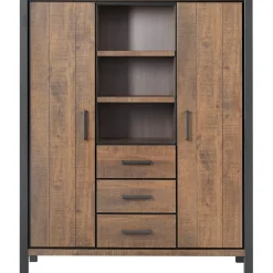 Opbergkast Mantera 170x139x48 cm donkerbruin