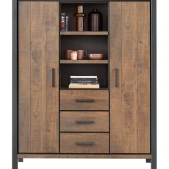 Opbergkast Mantera 170x139x48 cm donkerbruin