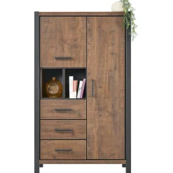 Opbergkast Mantera 170x100x048 cm donkerbruin