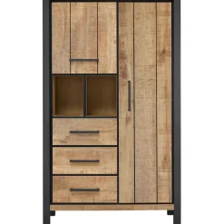 Opbergkast Mantera 170x100x48 cm lichtbruin