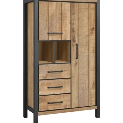 Opbergkast Mantera 170x100x48 cm lichtbruin