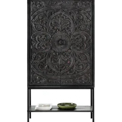 Opbergkast Montclair zwart 190x100x042 cm