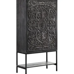 Opbergkast Montclair zwart 190x100x042 cm