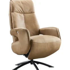 Relaxfauteuil Balfour large microleder cognac