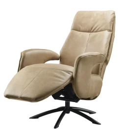 Relaxfauteuil Balfour large microleder cognac