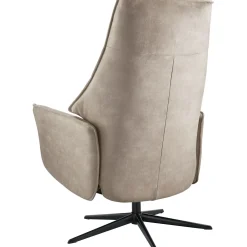 Relaxfauteuil Clay small microleder taupe