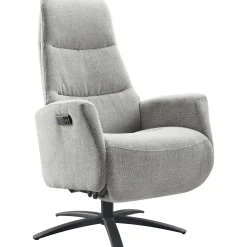 Relaxfauteuil Olindia elektrisch medium grijs