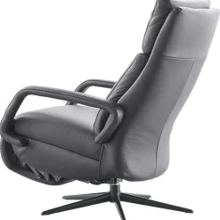 Relaxfauteuil Orona small zwart leer