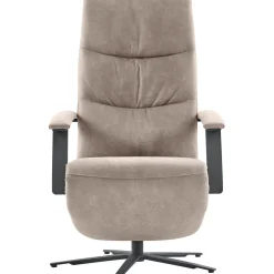 Relaxfauteuil Tofino elektrisch microleder grijs