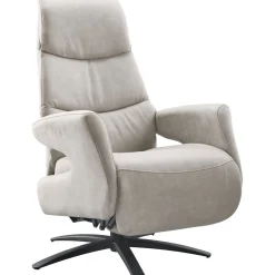 Relaxfauteuil Tolgia medium microleder grijs