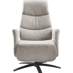 Relaxfauteuil Tolgia medium microleder grijs