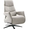 Relaxfauteuil Tolgia small microleder grijs