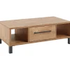 Salontafel Alva 125x68 cm orange teak rechthoekig