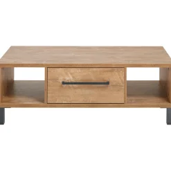 Salontafel Alva 125x68 cm orange teak rechthoekig