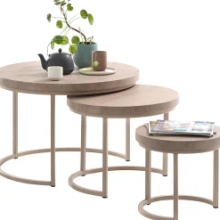 Salontafel Istrana 75,55 en 40 cm rond