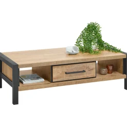 Salontafel Mantera lichtbruin 135x67 cm rechthoekig