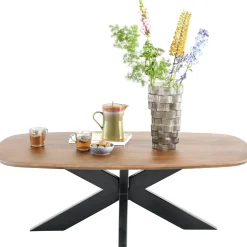 Salontafel Nocona mangohout 120x70 cm Deens ovaal