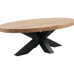 Salontafel Silvares 67x135 cm ovaal