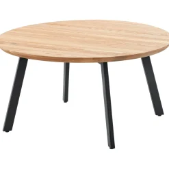 Salontafel Widnes eikenhout 80x36 cm rond