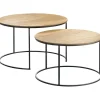 Salontafelset Ferbane oriënt 65 en 75 cm rond