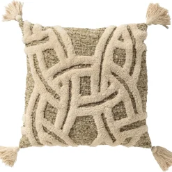 Sierkussen Goletta 45x45 cm lichtgroen